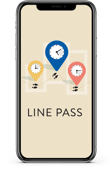 image of line pass marketing material