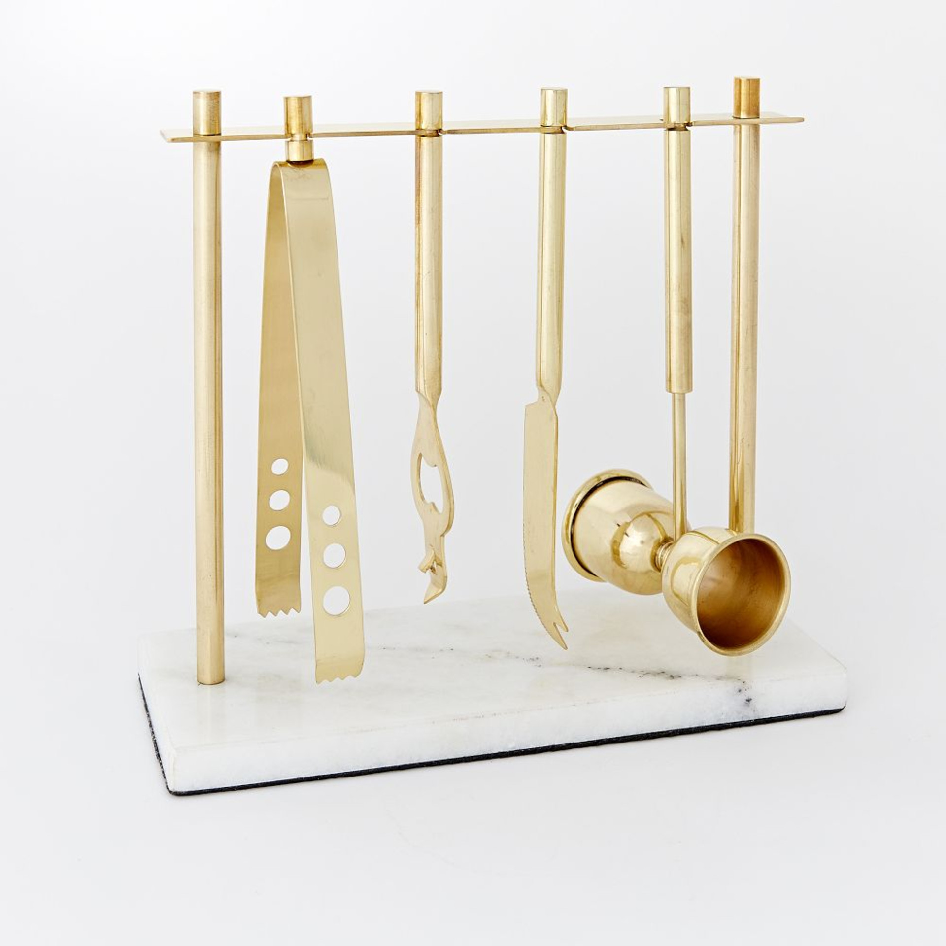 Deco Barware Collection – Gold & Marble – West Elm 